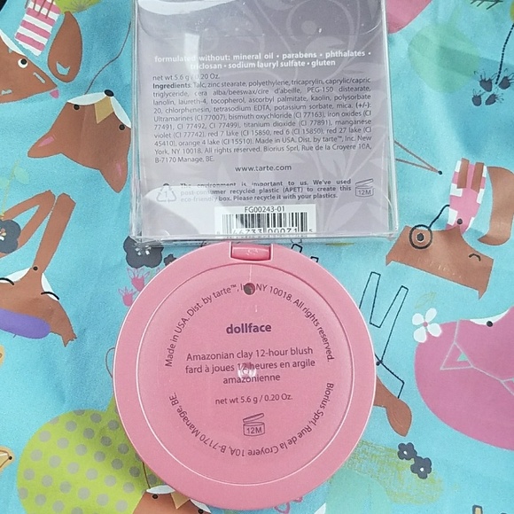Tarte Amazonian clay 12-hr blush in dollface- New - Picture 2 of 4