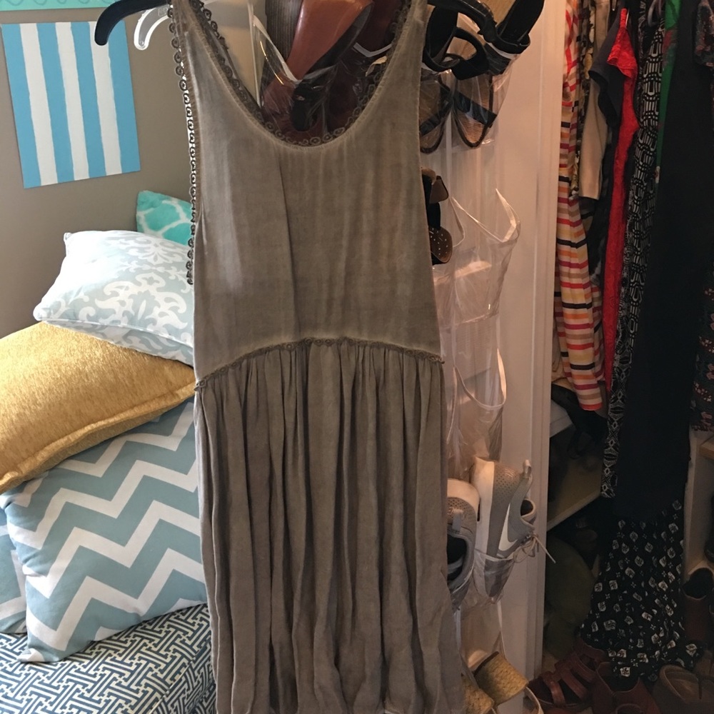 Mineral washed dress