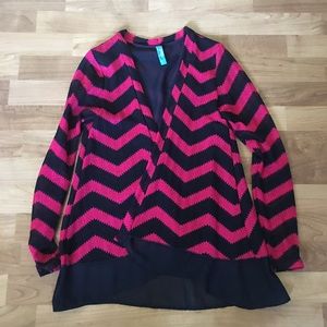 Adorable Chevron Cardigan