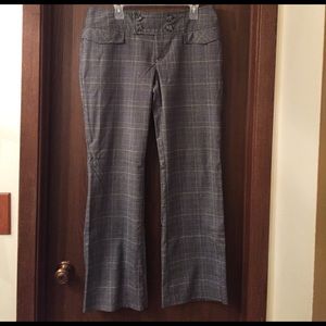 Plaid dress pants