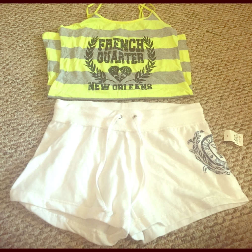 Tank top and shorts