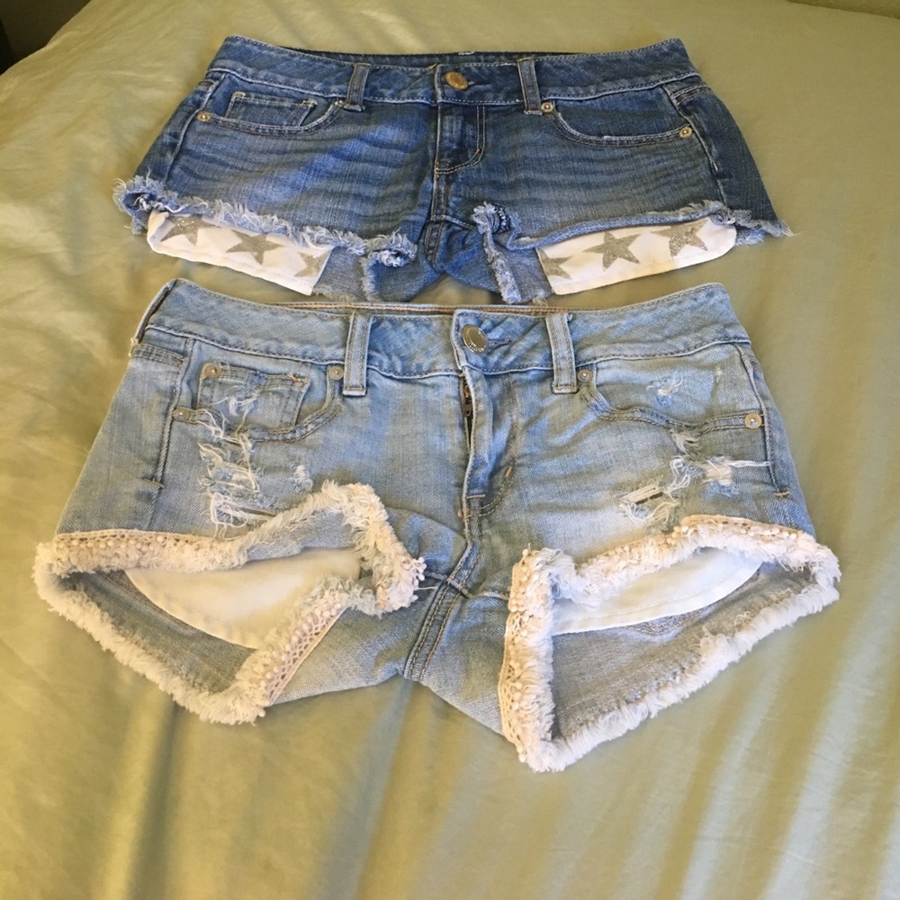 Two shorts size 0