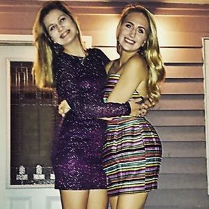 Asos Petite Stripe Colorful Dress!