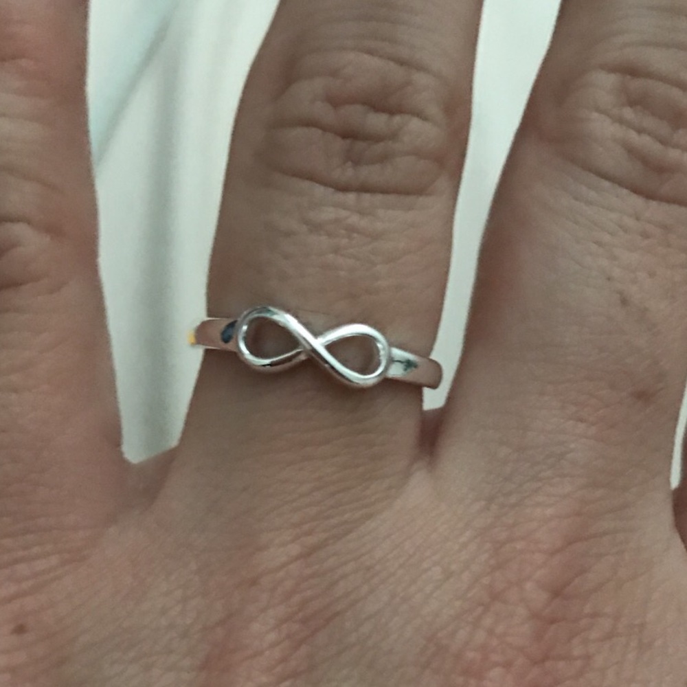 925 sterling silver infinity ring - Picture 2 of 2