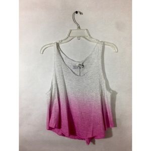 💞VS Pink💞 Heather Grey to Pink Ombré Tank Top