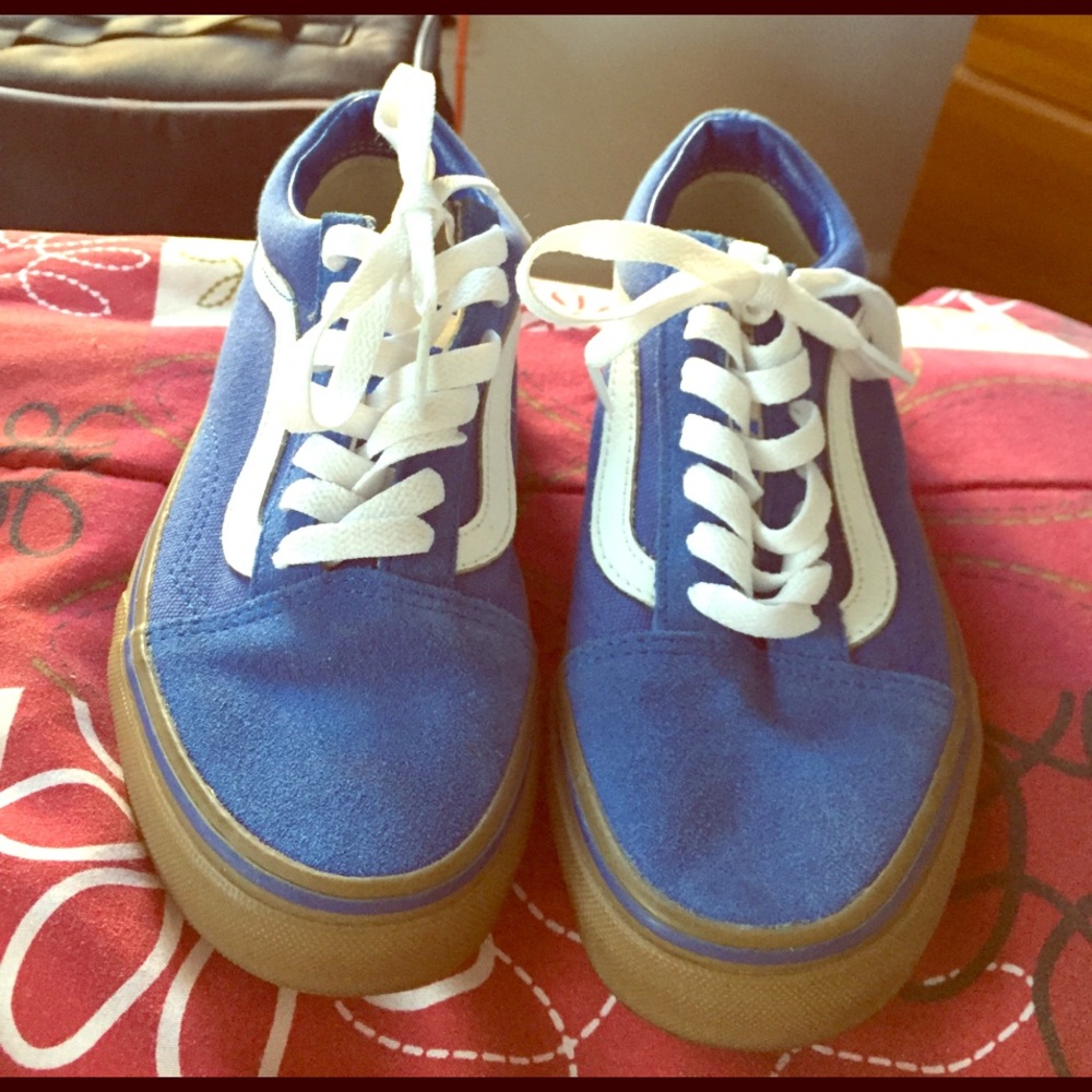 BLUE GUM SOLE OLD SKOOL VANS