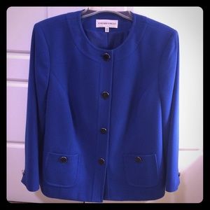 Jones New York Suit Blue Jacket