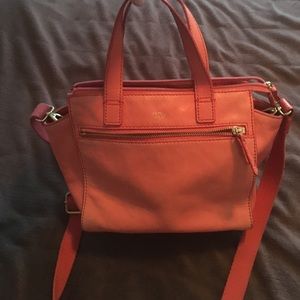 Fossil leather bag