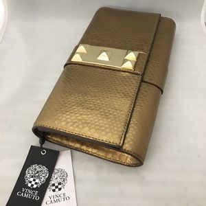 Vince Camuto Metallic Bronze Clutch