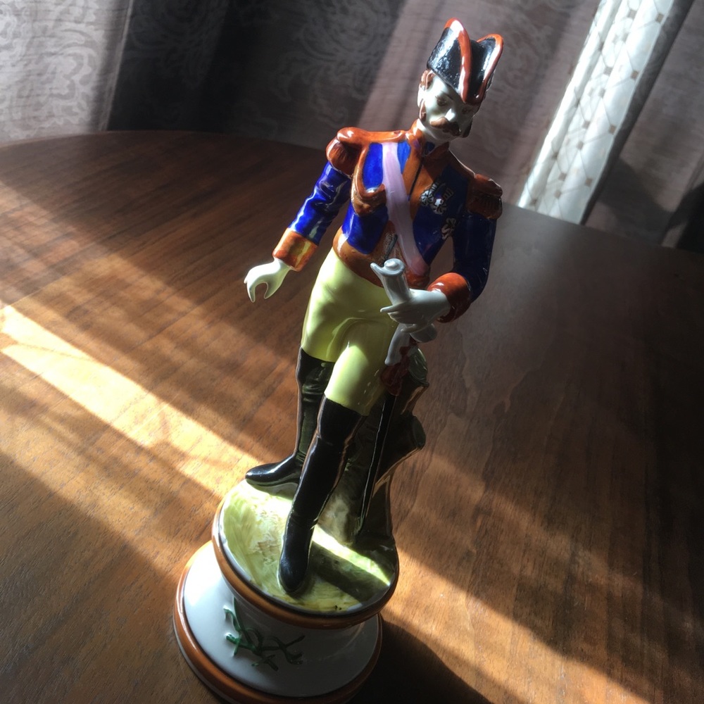 Antique soldier figurine
