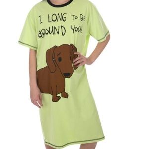 Dachshund Night Gown - Never Worn - OS/XL