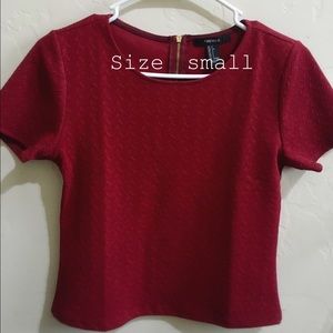 Maroon shirt