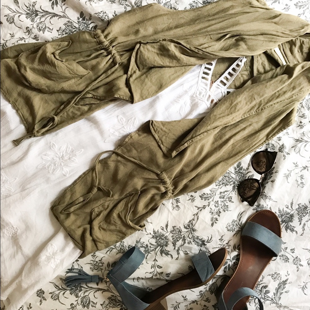 Olive Green Vest