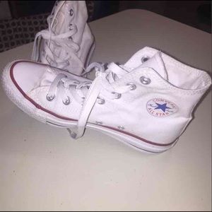 White high top converse make a decent offer
