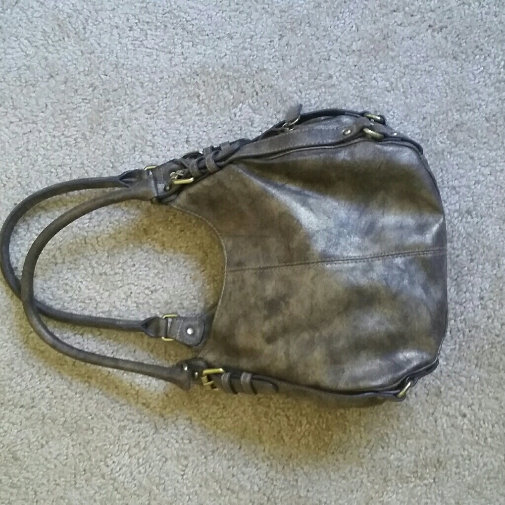 Gold sliver Metallic colors hand bag.