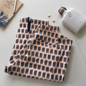 Tory Burch Landry Print Cropped Skinny Jeans 31