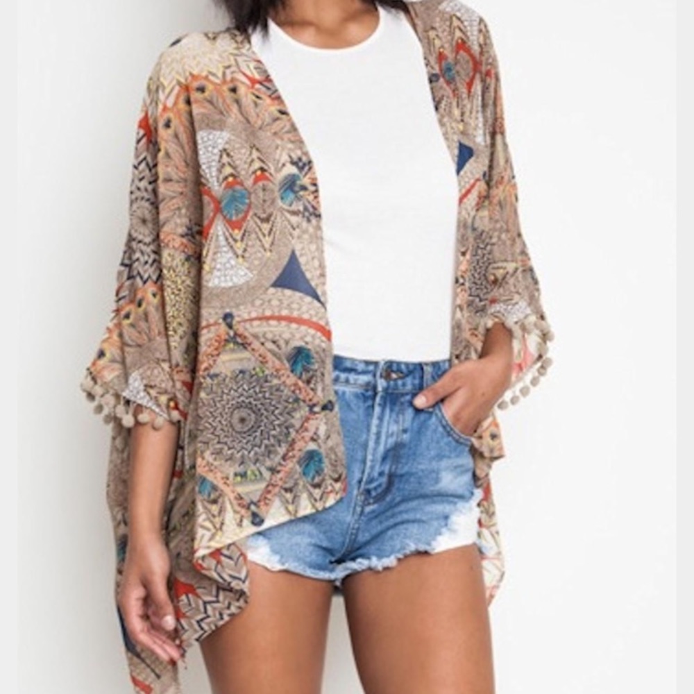 Printed Kimono