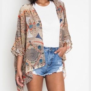 Printed Kimono