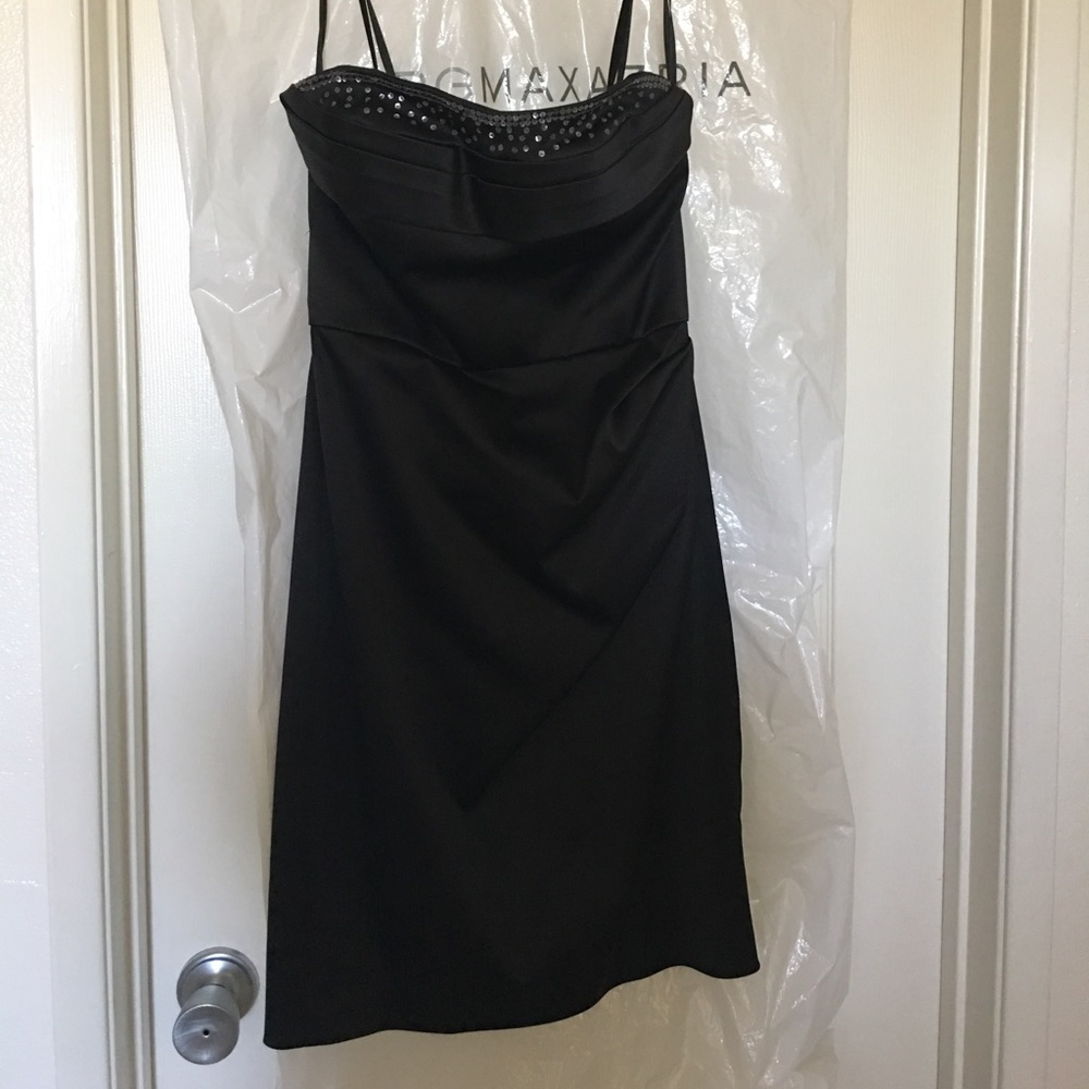 Max and Cleo strapless cocktail dress