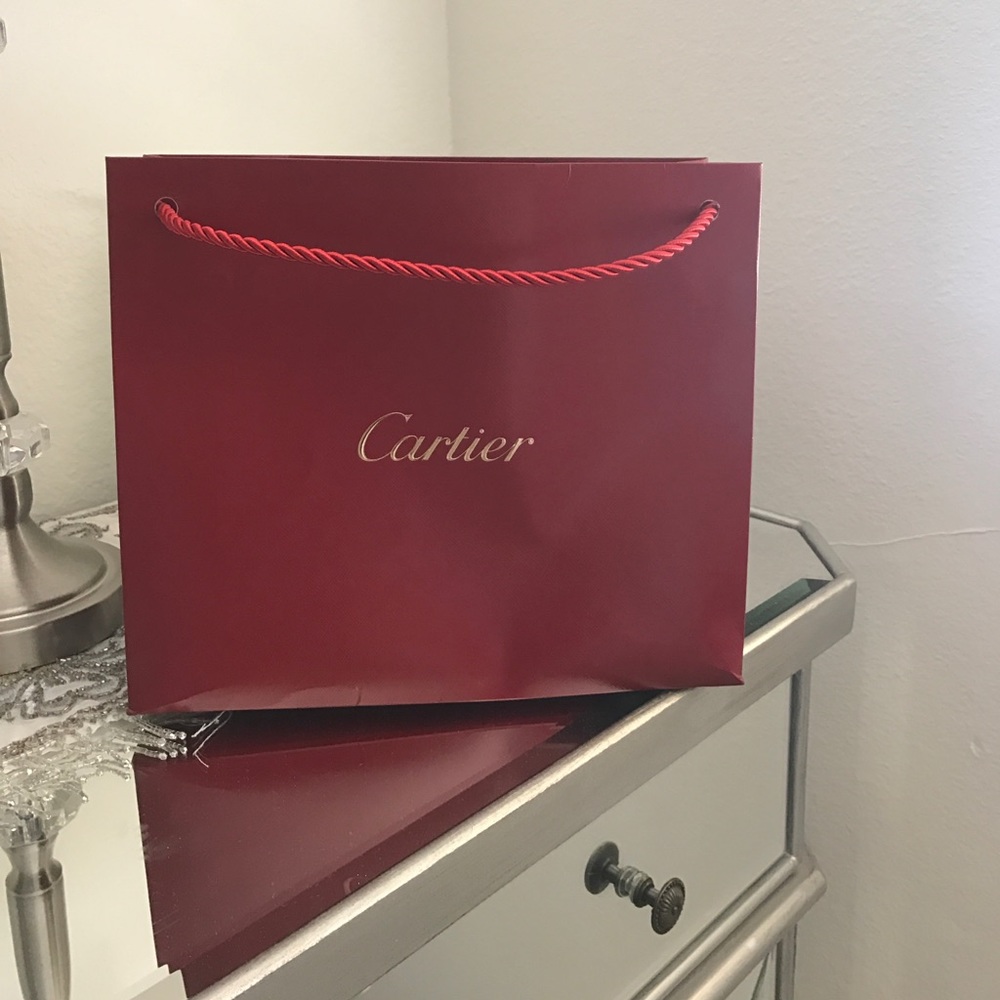 Cartier shopping bag