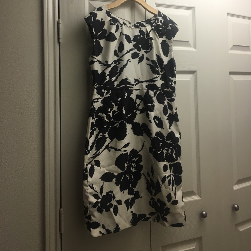 White and Black Dress