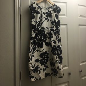 White and Black Dress