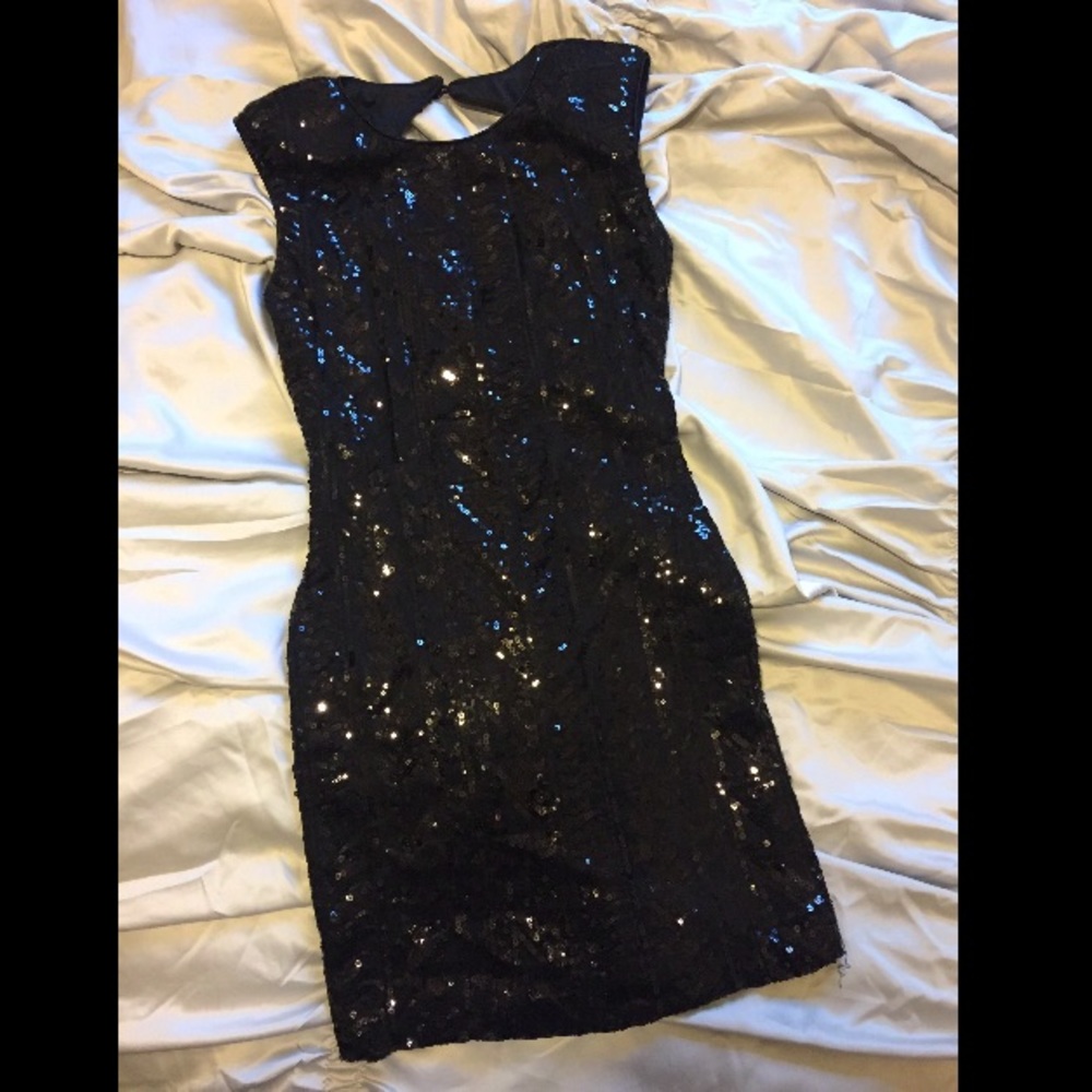 Dress with sequence