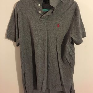 Men's Gray Polo