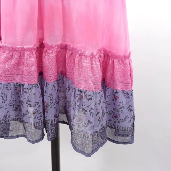 ❌SOLD❌Free People tie-dye silk dress/maxi skirt - Picture 2 of 4