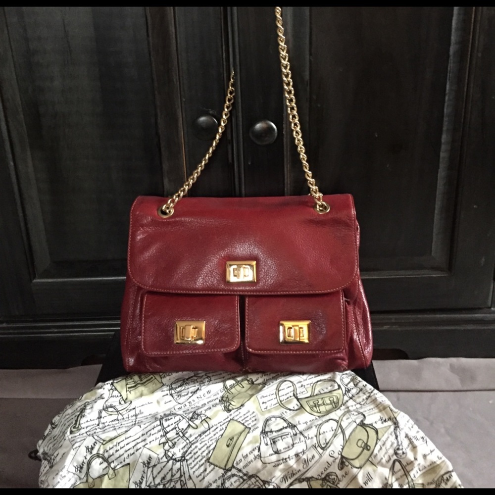 Barr & Barr Red Leather Bag