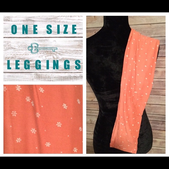 Brand new floral “OS" Lularoe leggings - Picture 1 of 1