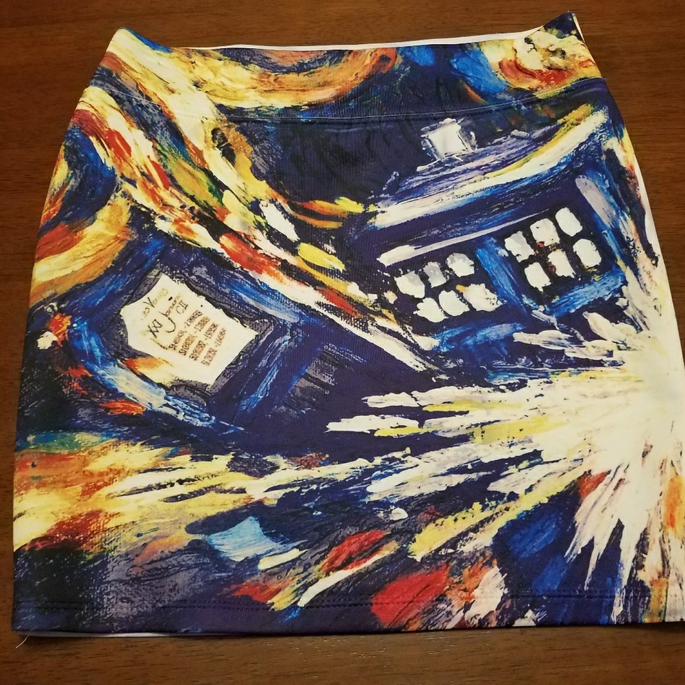 Doctor Who Exploding Tardis Skirt