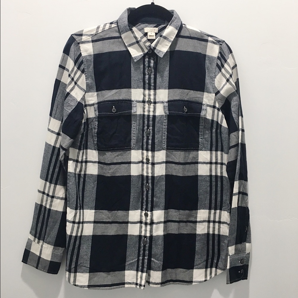 Jcrew Plaid Button Up Shirt
