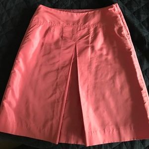 JCREW silk taffeta pink skirt