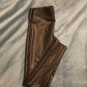 Express Sz Med pleather leggings