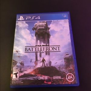 Star Wars battlefront PS4 game