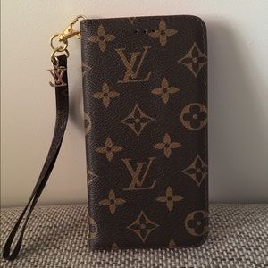 Louis Vuitton wallet case for iPhone 7plus