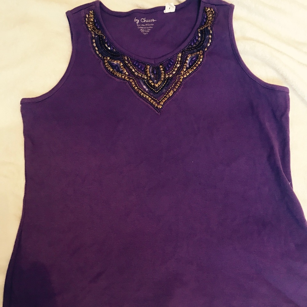 Chico's Purple Tank Top