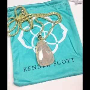 Authentic Kendra Scott Rose Quartz Necklace