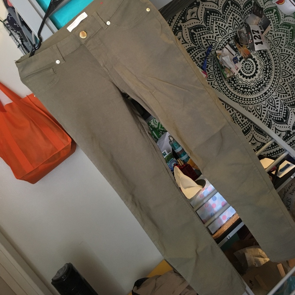 Green Skinny Pants