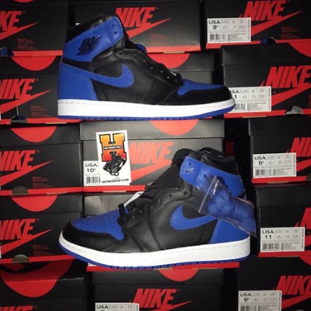 Royal Blue Jordan 1's