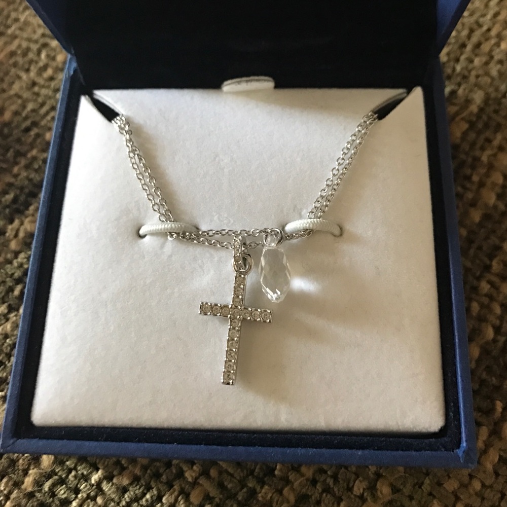 Swarovski cross necklace