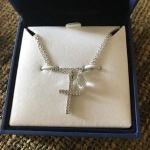 Swarovski cross necklace