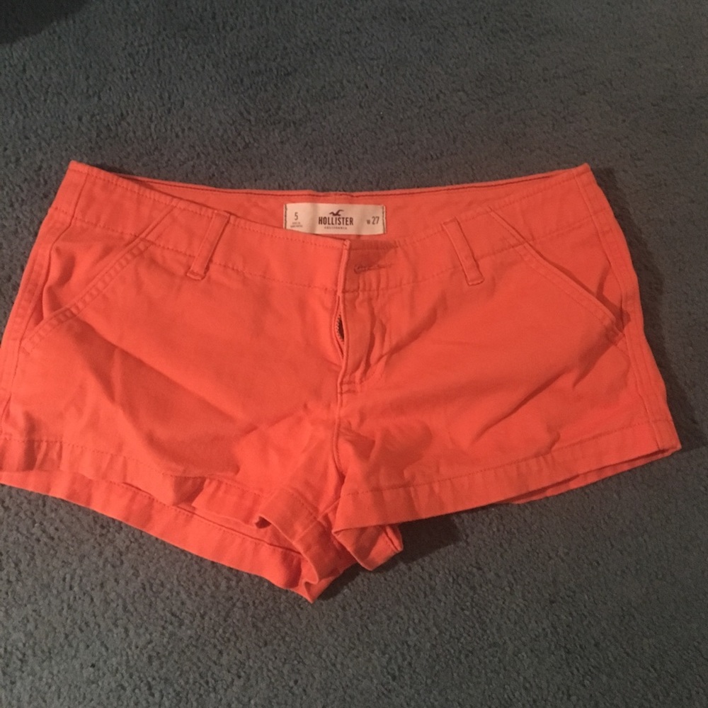 Orange Hollister Shorts