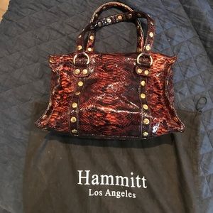 Hammit Los Angeles croc embossed bag
