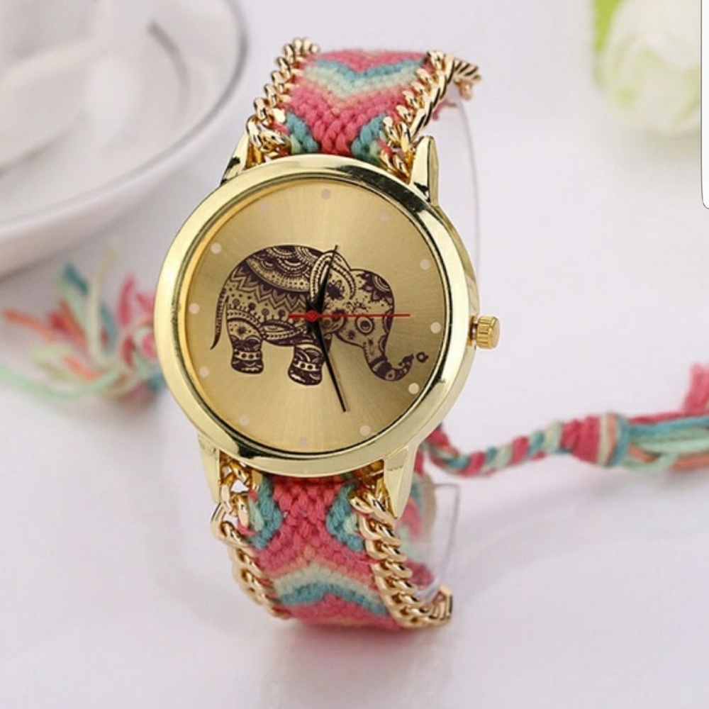 HOST PICK 💕💕Elephant tribal gold bracelet watch
