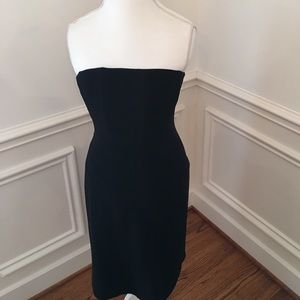Banana Republic Black Strapless Cocktail Dress
