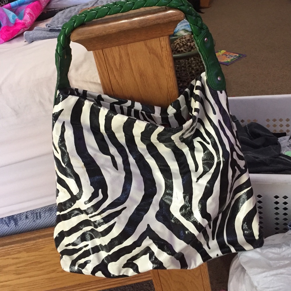 Zebra purse