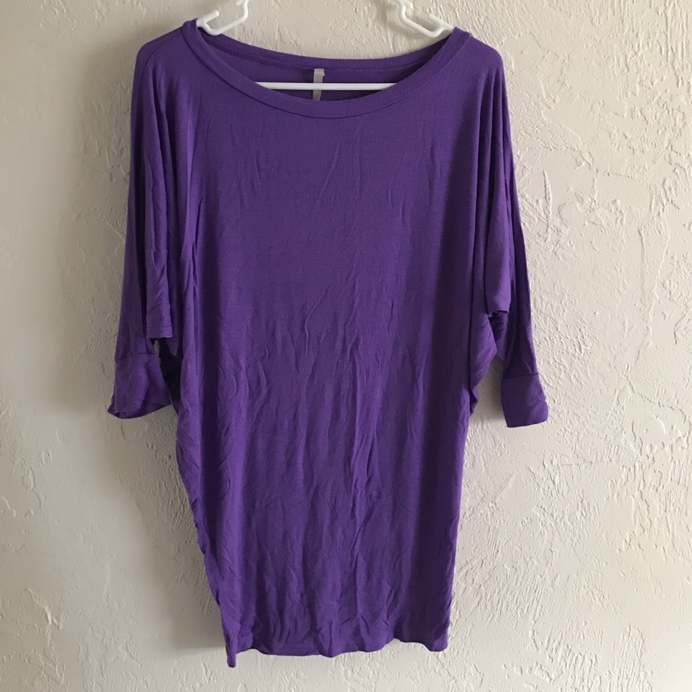 Purple Dolman Top