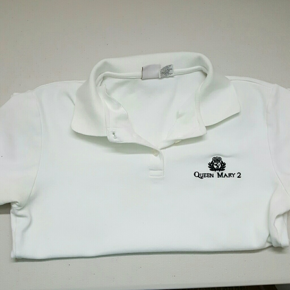 DONATED Queen Mary 2nd cruise ship shirt